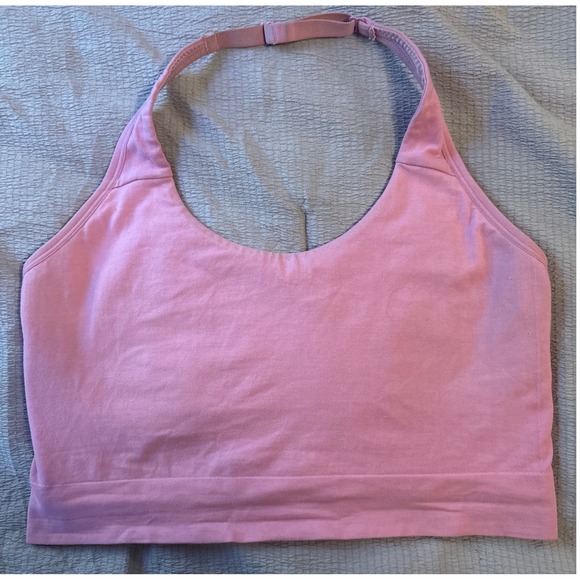 Auden Other - Auden Bubblegum Pink Halter Bralette, Size‎ Large